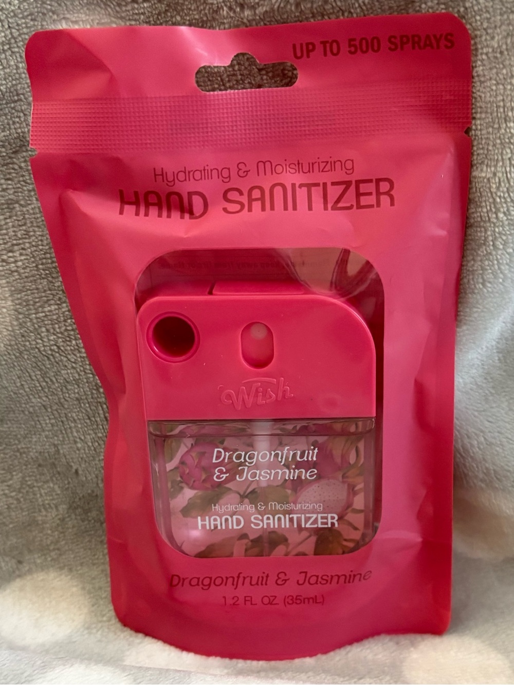 Wish Hydrating Pink Hand Sanitizer Spray - Dragonfruit & Jasmine - NEW